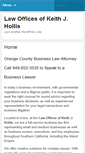 Mobile Screenshot of hollislaw.net
